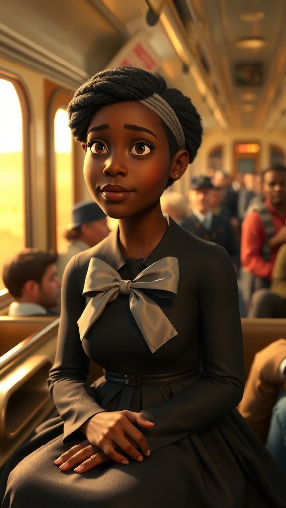 Girl Singing English Song on Train