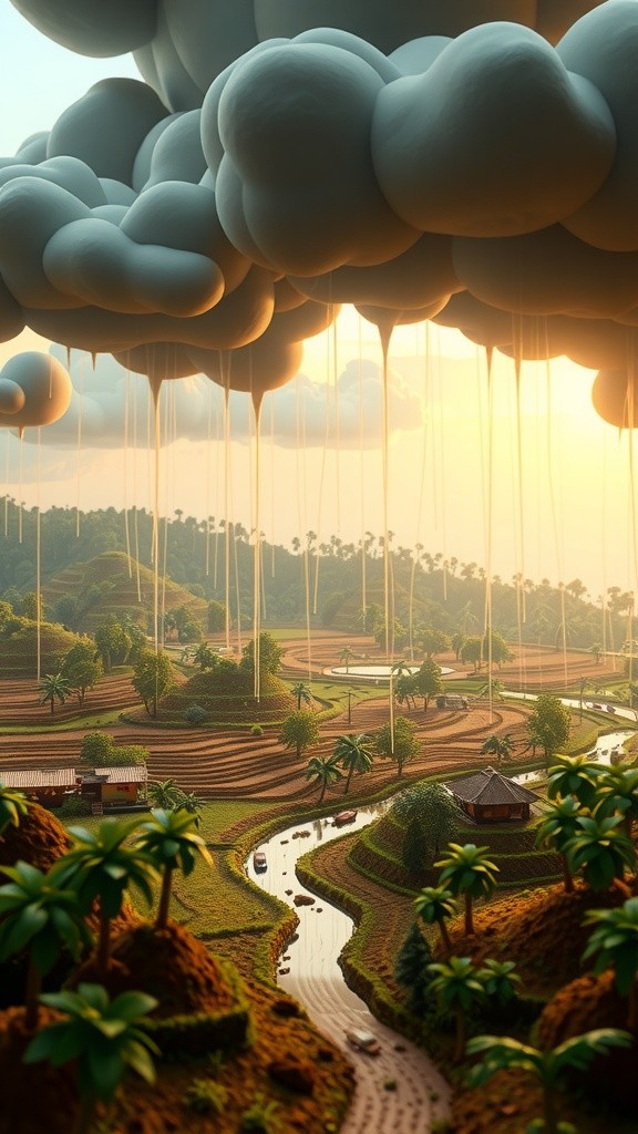 Kehidupan dari Air: Perjalanan Air Hujan di Alam Indonesia