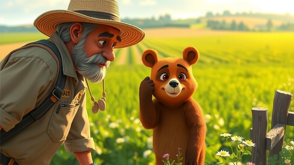 भालू की मेहनत और अच्छे व्यवहार से मिली आलू