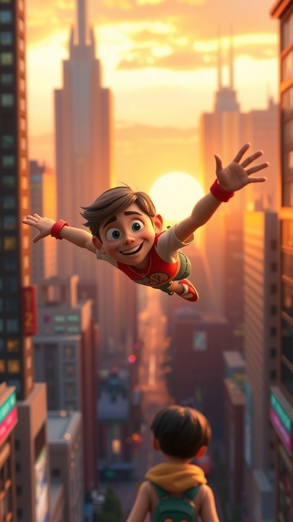 Sky High Adventures: A Boy's Journey on a Paper Airplane