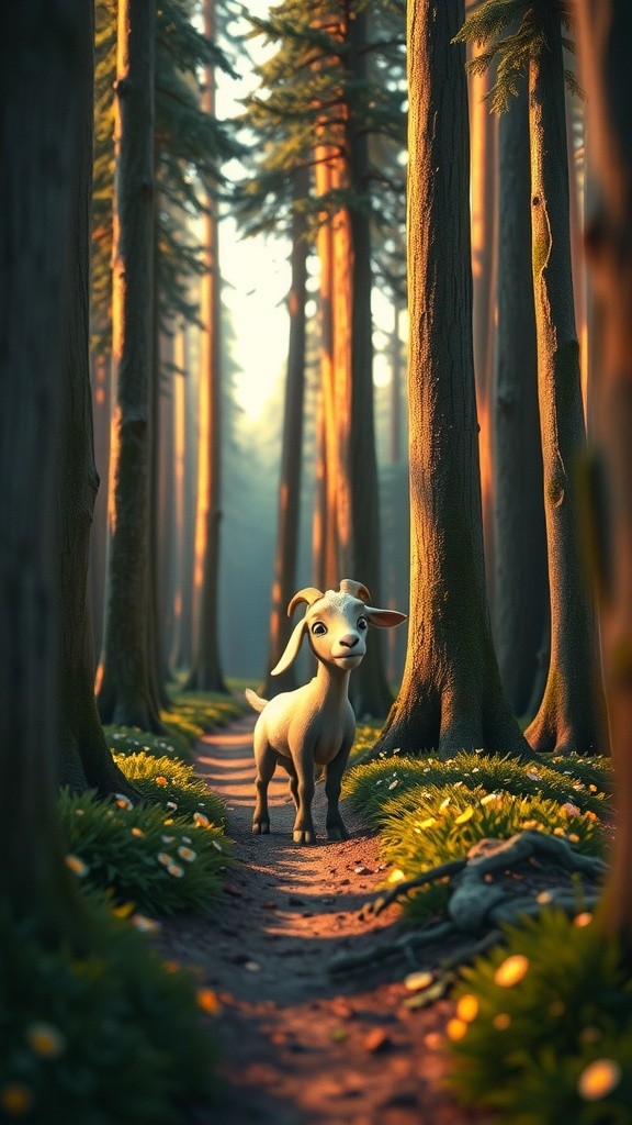 बुद्धि से बची बकरी