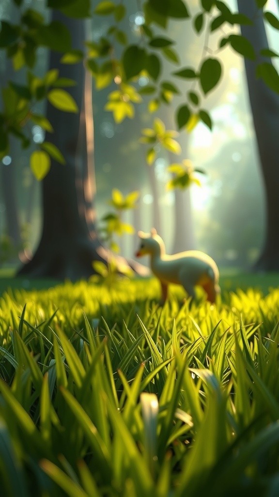 Garden Serenity: A Baby Rabbit's Delight