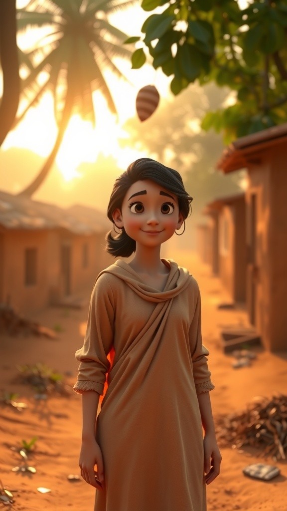 Aghanya and Her Chatty Parrot