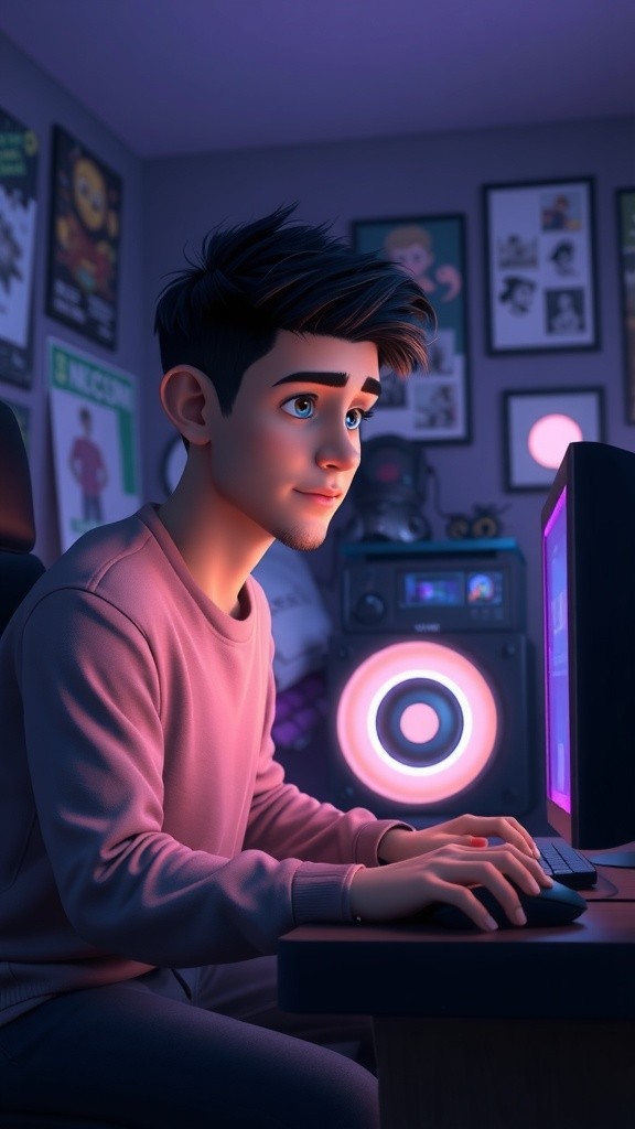 The Addicted Gamer: A Kid's Journey