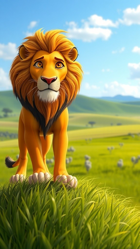 Strength in Unity: The Lion and the Giraffe