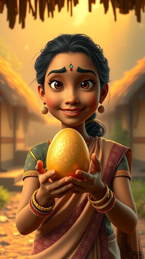 लालची दादी और मुर्गी का पाठ