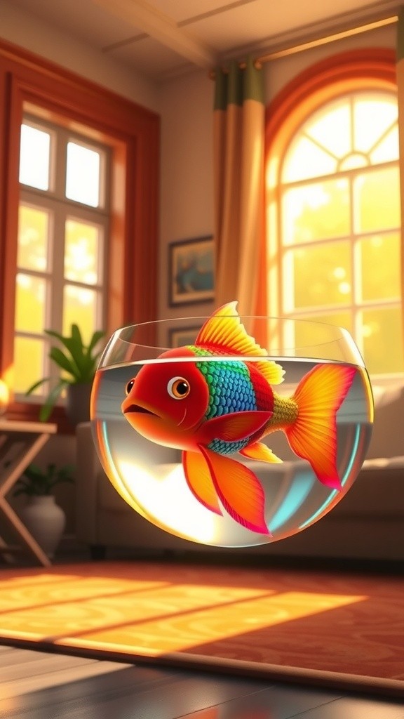 Oyen dan Ikan Pelangi: Kisah Kesabaran dan Berbagi