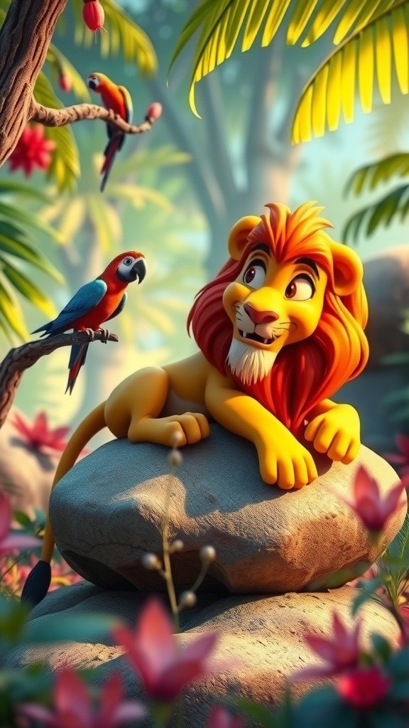 चालाकी और अक्ल का राजः शेर और तोते की कहानी