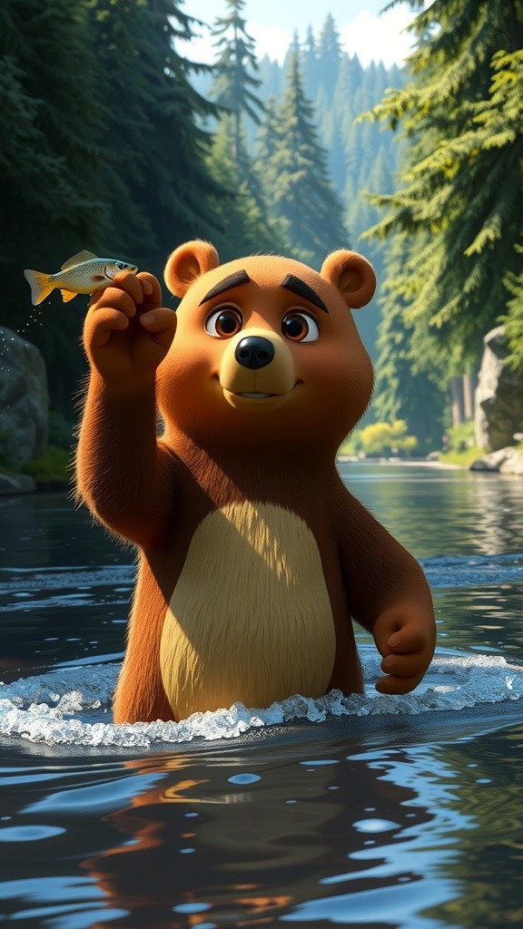 चालक लोमड़ी और भालू की कहानी