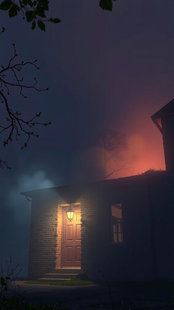 Haunting Shadows: The Abandoned School