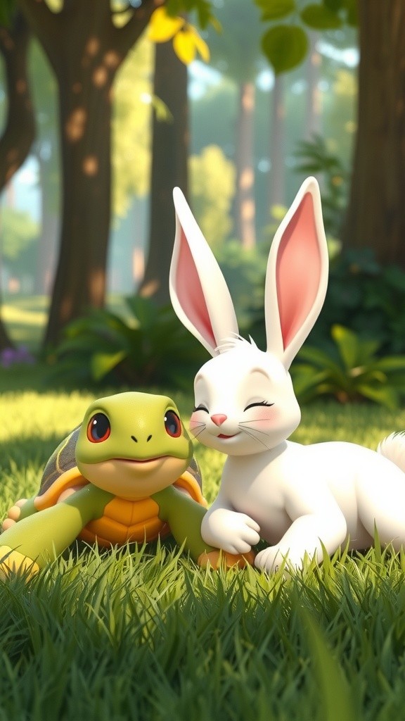 Khargosh aur Kachhua ki Race - Mehnat ka Mahatva