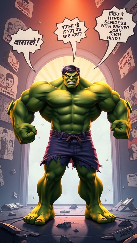 हल्क की असीमित ताकत: गुस्से का गाथा