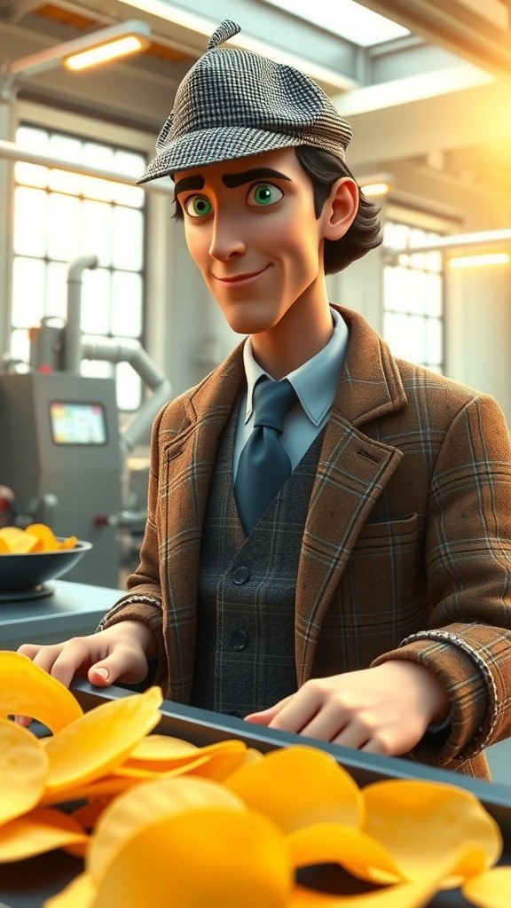 The Mystery of Ridges in Potato Chips