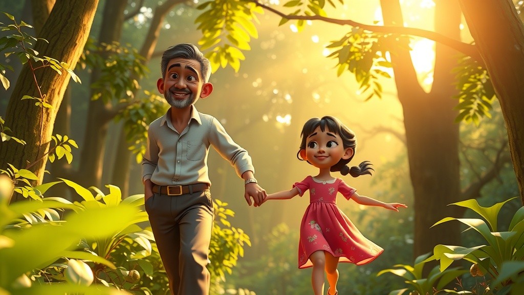 Aarav, Pakhi, and the Friendly Dragon