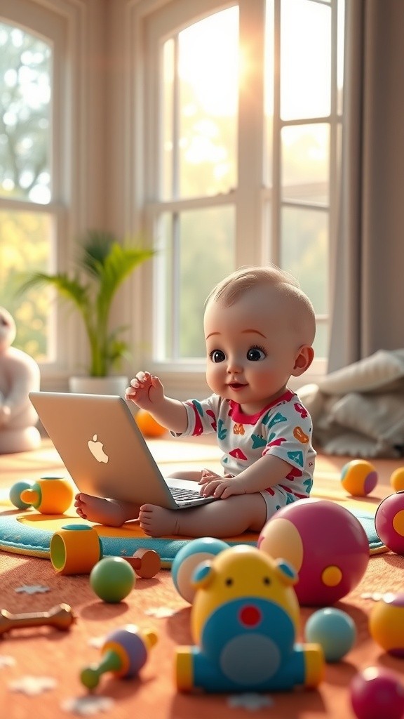 Baby's Cute Video Call with Maasi