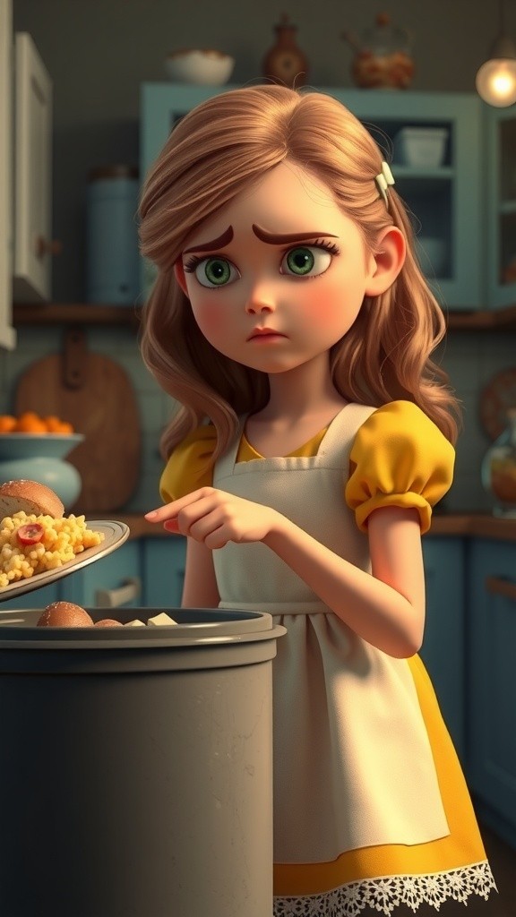 A Lesson in Gratitude: The Girl Who Stopped Wasting Food