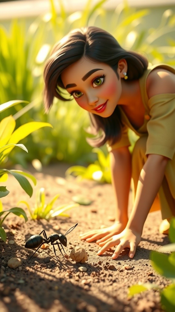 Ants and Kindness: A Garden Tale