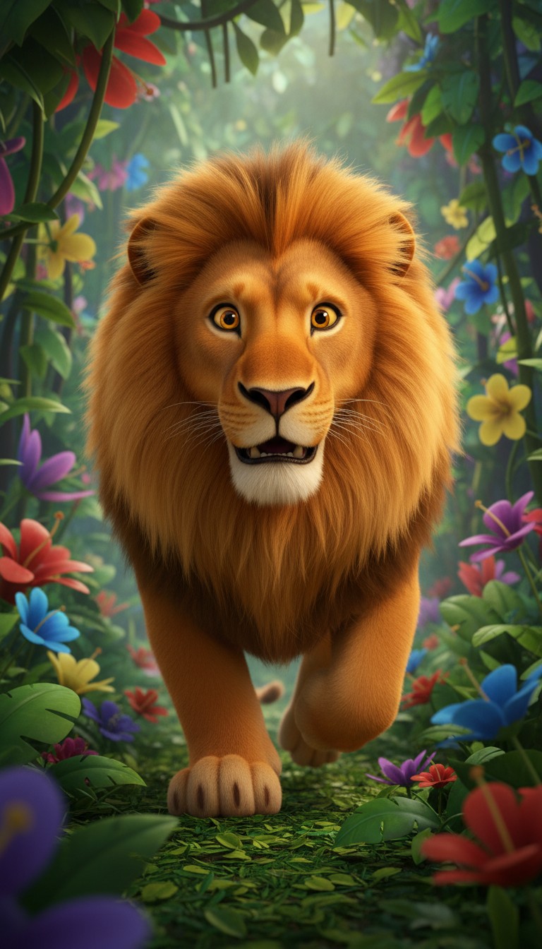 Leo's Jungle Adventure: A Colorful Mistake