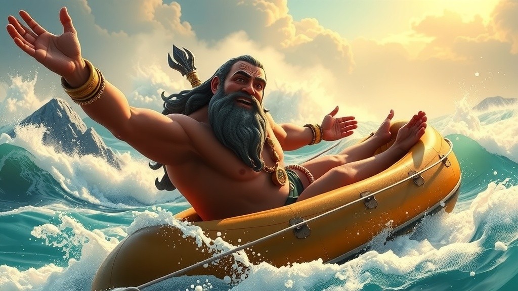 Mahadev's Epic Rafting Adventure on the Ganges! 🛶🙏