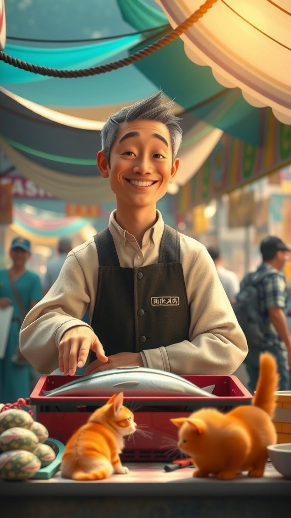 Oyen Si Kucing Pencuri Ikan