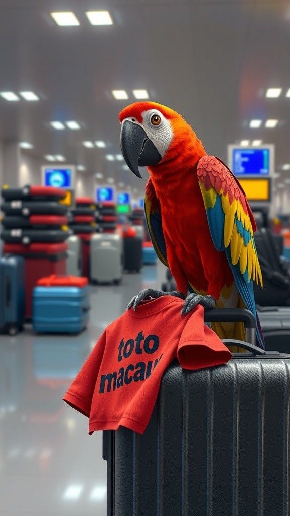 Parrot's Airport Adventures!
