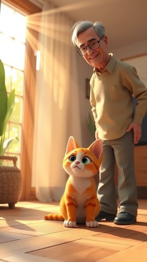 A Day in the Life of Snowball: A Cat's Viewpoint