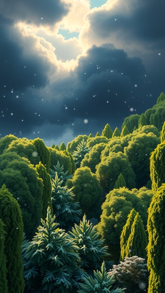 जंगल की बर्फबारी: एकता में बल