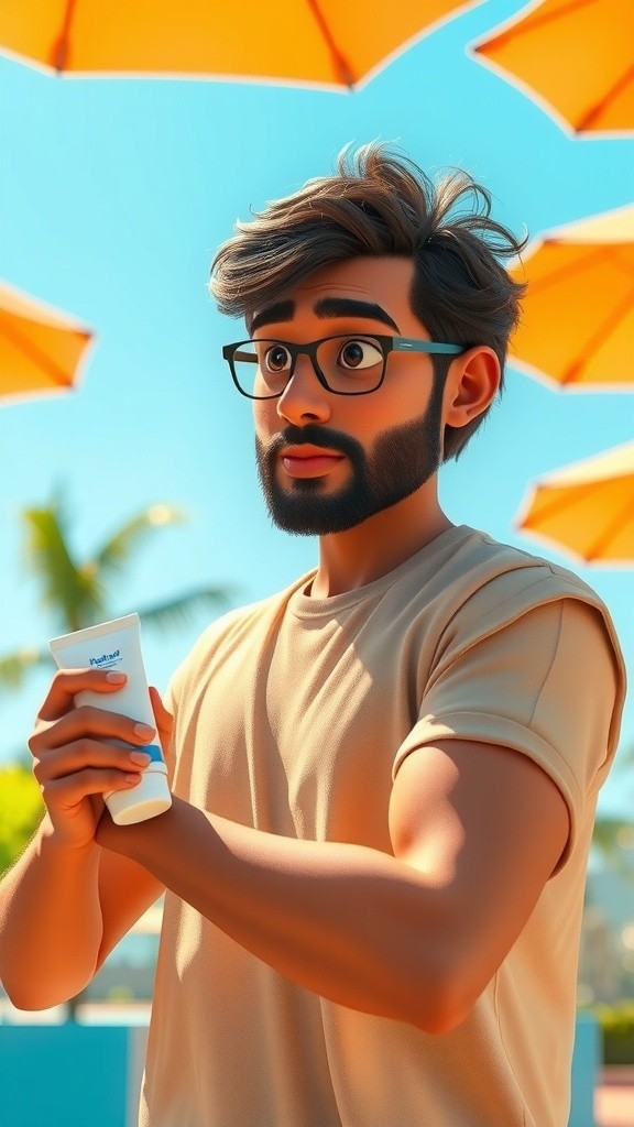 बच्चा, सनस्क्रीन और बंदर की फेयरनेस क्रीम का कमाल!