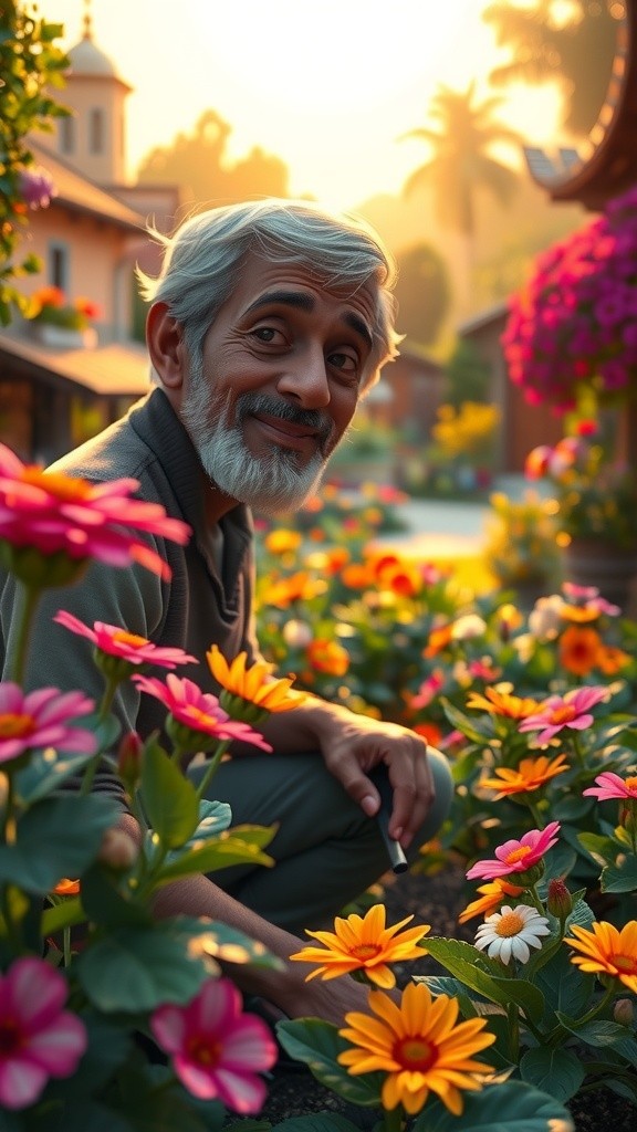 कड़ी मेहनत करने वाले माली की कहानी