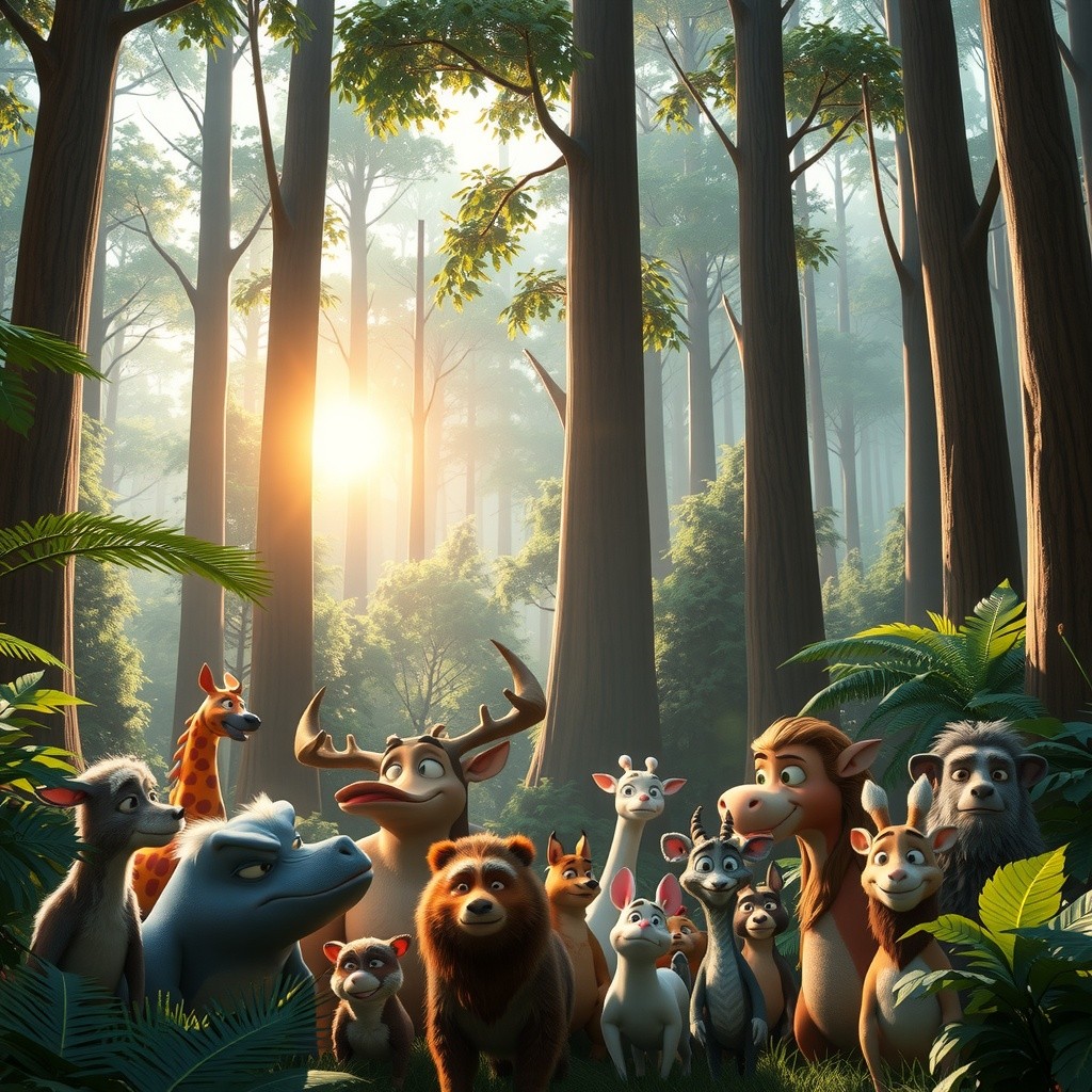 Rapat Online Hewan Hutan