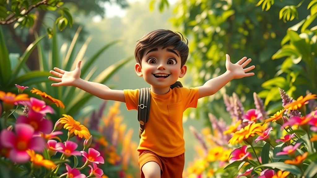 Jungle Adventures: Learning Through Play with Curious Boy