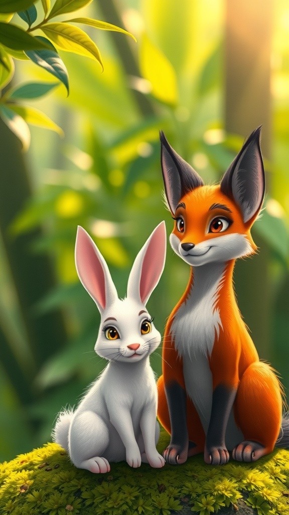 Friendship and Growth: The Tale of Fox & Rabbit