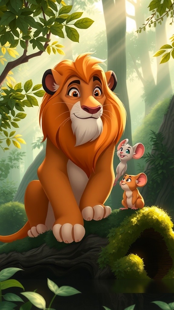 शेर और नन्हा चूहा: एक मित्रता की कहानी