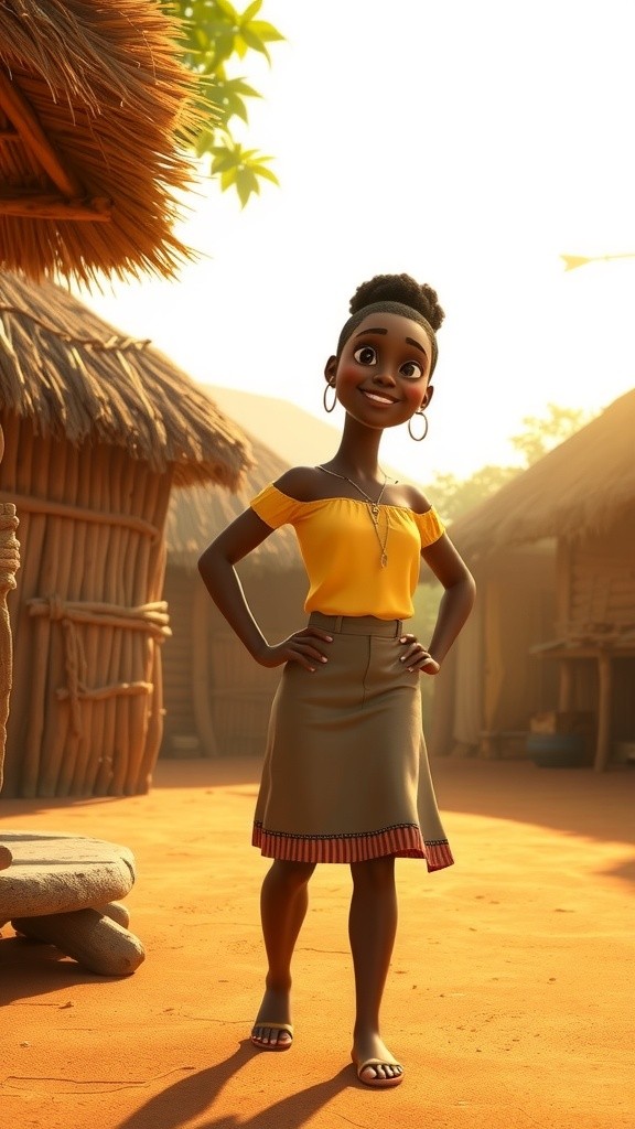 Amina's Quest for Discovery and Adventure