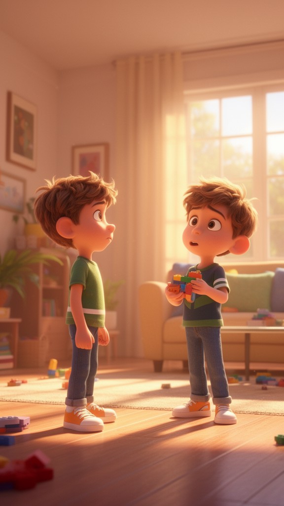 Playful Rivalry: A Brotherly Bond