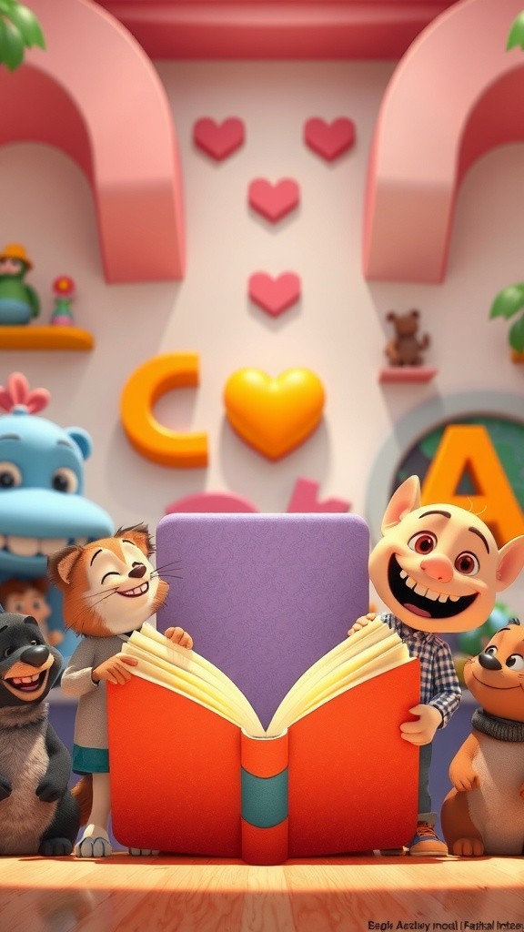 قصة التعاون في الغابة الخضراء