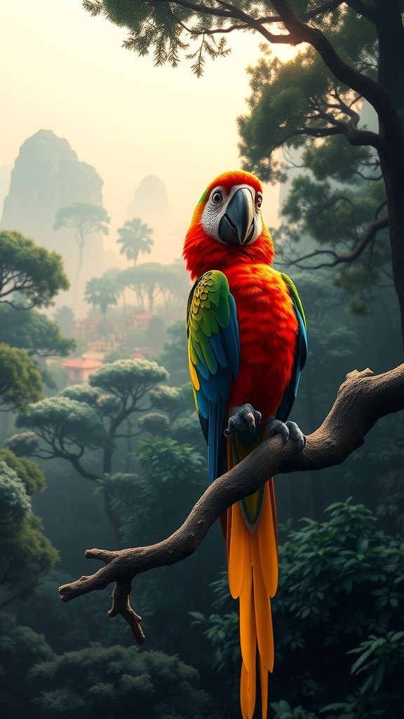 The Smart Parrot: A Lesson in Observation and Courage