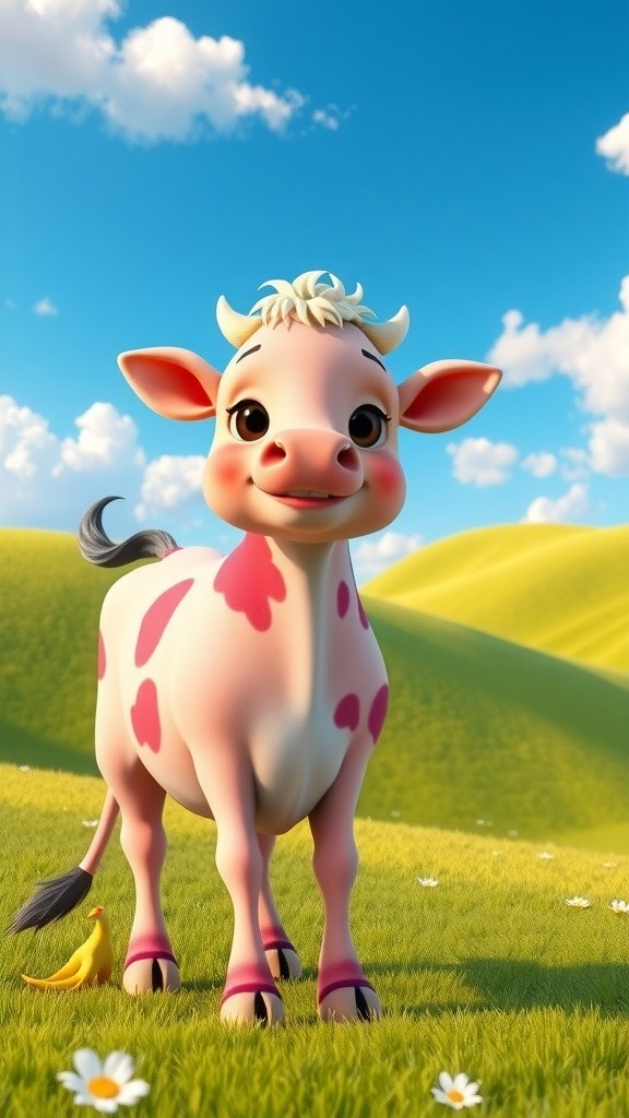 Colorful Animal Adventures in a Bright 3D World