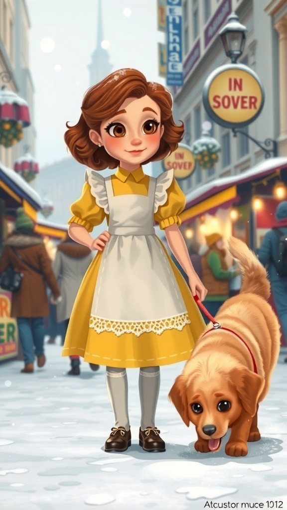 Winter Walks: A Ghibli Adventure with Ramen and Puppies