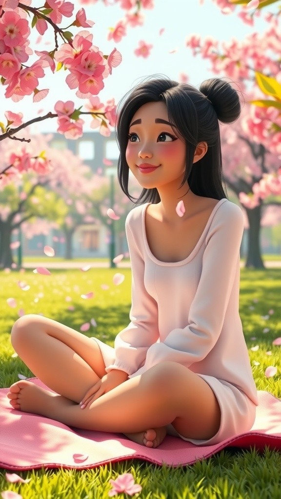 Anime Girl with Animal