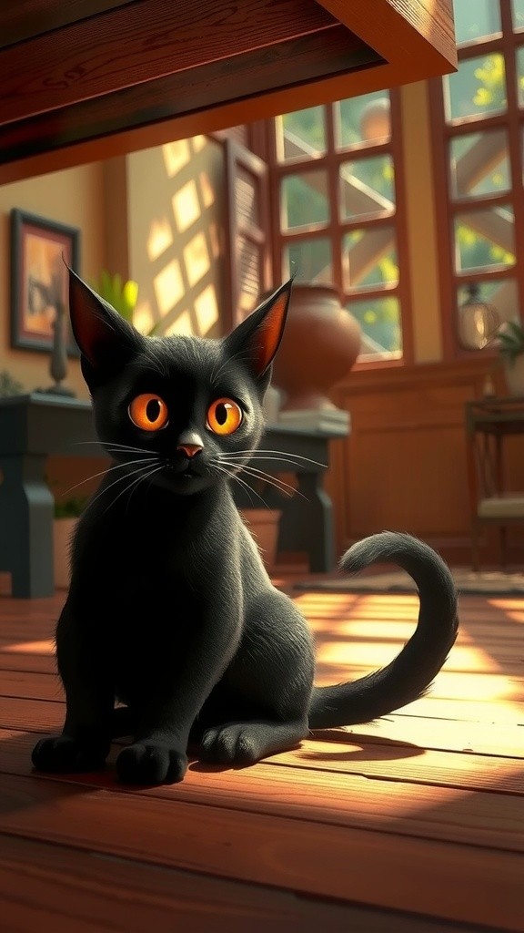 Kucing Bali Menunggu Bola Jatuh