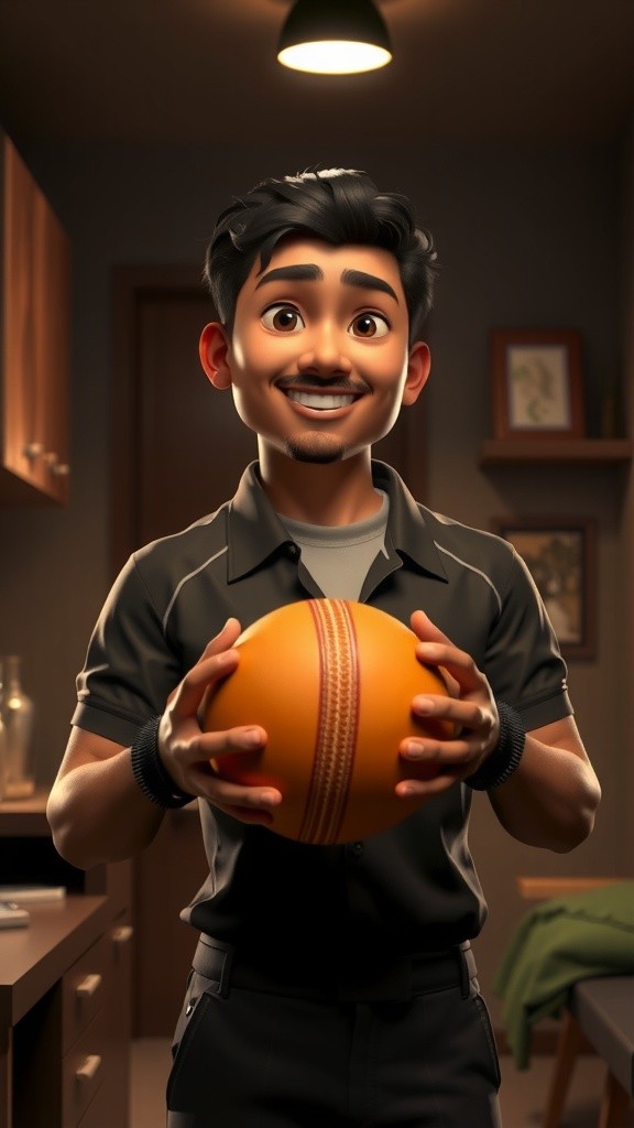 Boy's Epic Cricket Ball Moment!