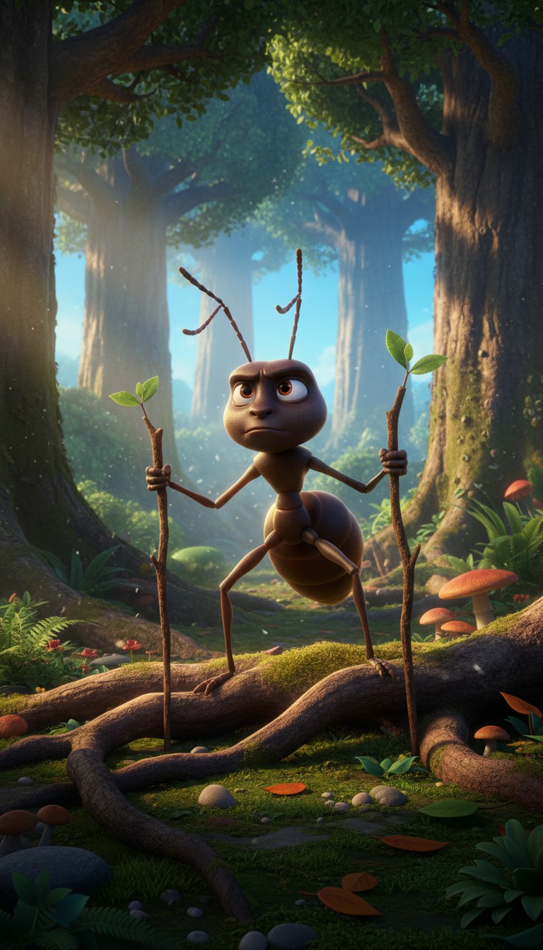 Anton the Brave Ant's Adventure