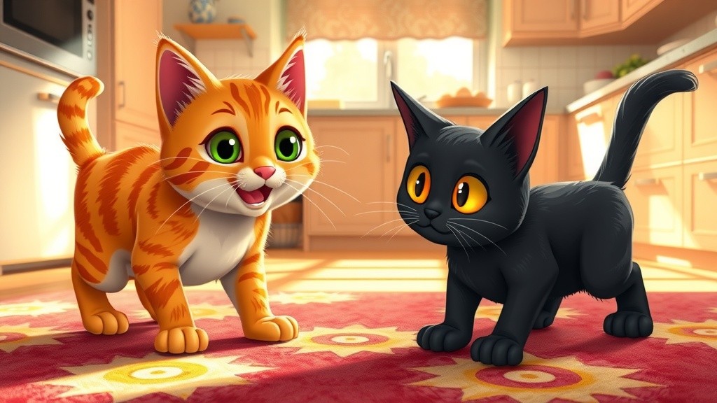 बिल्लियों की खुशहाल रसोई