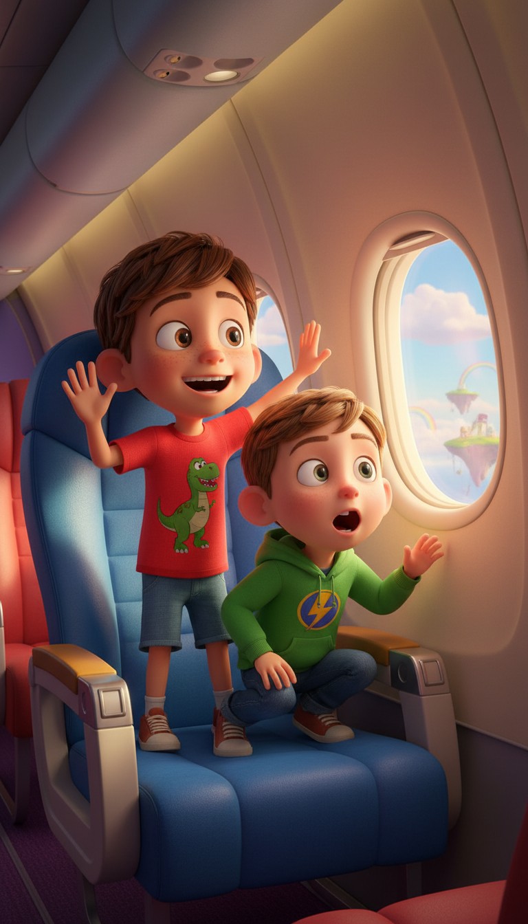 Adventures in the Sky: A Colorful Journey!