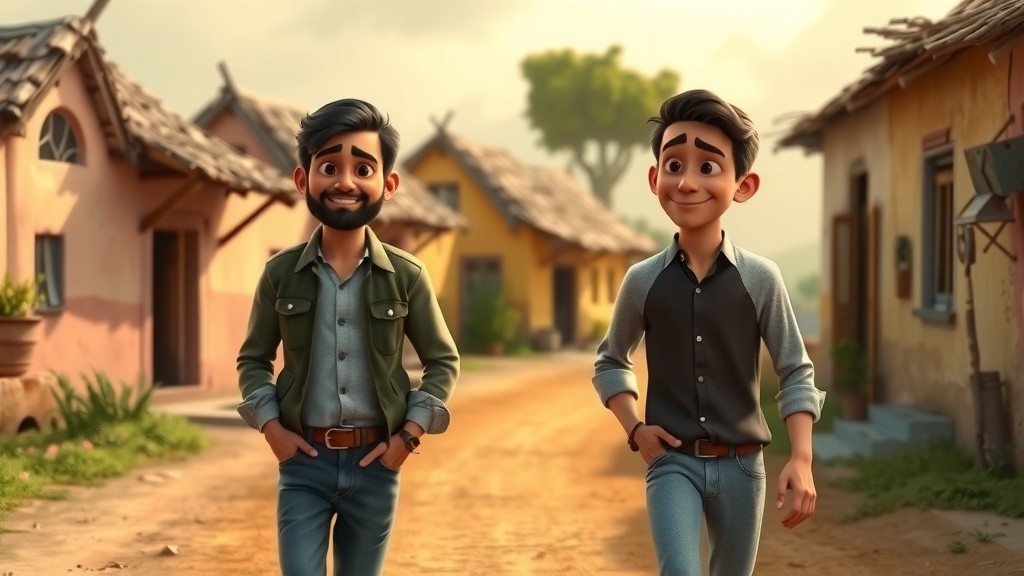 दोस्ती की दूरी: गाँव से मुंबई तक