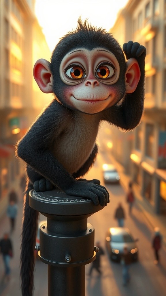 Chiku's Struggles: A Little Monkey's Journey