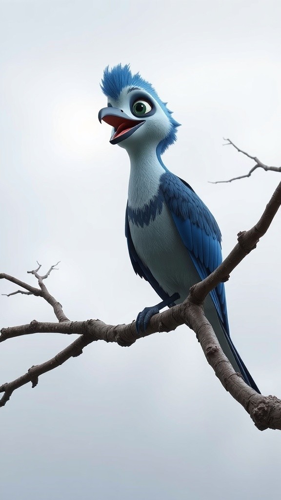 A Lonely Bird's Journey to Friendship