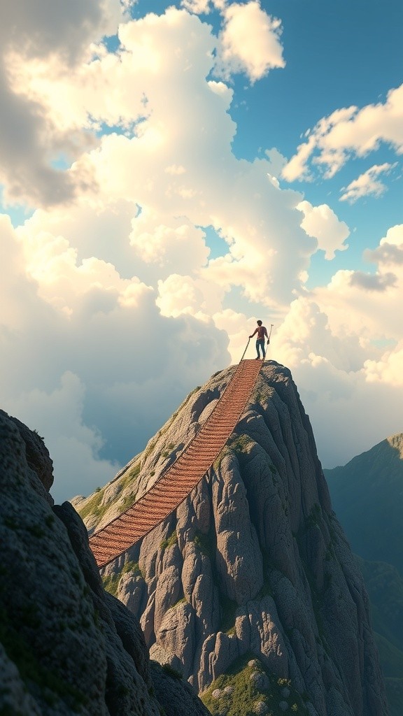 Braving the Abyss: Kael's Test of Courage (copy)