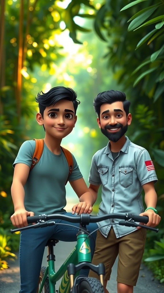 Maharashtrian Boys Cycling Adventure in the Jungle